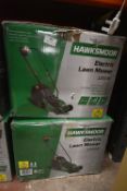 *Two Hawksmoor Electric Lawnmowers (salvage)