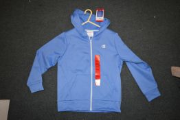Champion Kid’s Light Blue Fleece Hoodie Size: 9-10 years