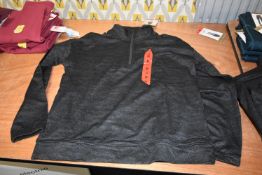 *Mondetta Charcoal Brushed Jacquard Top Size: M