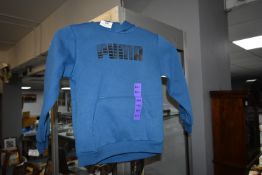 Puma Kid’s Blue Hoodie Size: 5-6 years