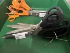 *Four Pairs of Dress Maker’s Scissors