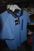 *DKNY Pale Bule & Navy Golf Top Size: L