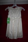 Andrea Bainbridge Girl’s Holli Silk Dupion & Lace Dress RRP: £280