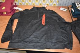 *Mondetta Charcoal Brushed Jacquard Top Size: M