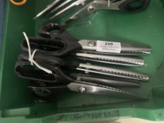 *Five Pairs of Pinking Shears