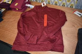 *Mondetta Red Brushed Jacquard Top Size: M