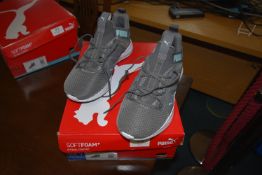 *Pair of Puma Optimal Soft Comfort Grey Mesh Trainers Size: 4.5