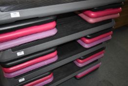 Step Exerciser with Three Pairs of Risers