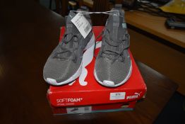 *Pair of Puma Optimal Soft Comfort Grey Mesh Trainers Size: 4