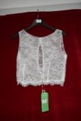 *Elena Ferrara Erin Lace Topper Size: 14 RRP: £480