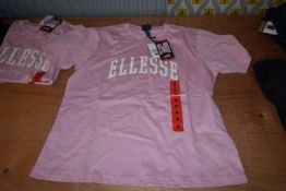 *Ellesse Lady’s Pink T-Shirt Size: M