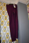 *Mondetta Plum Bushed Jacquard Legging Size: S
