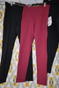 *Lole Fuchsia Leggings with Pockets Size: M