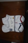 *Ten Pairs of Penguin Cotton Trainer Socks Size: 9-12