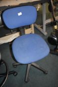 *Blue Typists Swivel Chair
