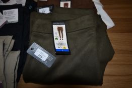 *Andrew Marc Green Faux Suede Trousers Size: L