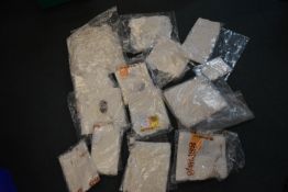 *Seventeen Packs of White and Cream Lace Fabric