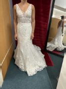 *Elena Ferrara Apollo Ivory Wedding Gown Size: 12 RRP: £1640