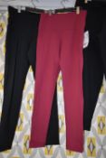 *Lole Fuchsia Leggings with Pockets Size: M