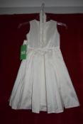 *Andrea Bainbridge Bella Girl’s Silk Dupion & Lace Bridesmaid Dress RRP: £280