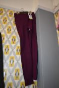 *Mondetta Plum Bushed Jacquard Legging Size: S