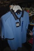 *DKNY Pale Bule & Navy Golf Top Size: L