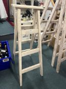 Pair of Shabby Chic Style Three Rung Display Ladders