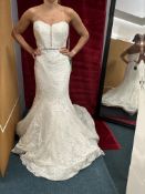 *Lusan Mandongus Bridal Valencia Ivory Wedding Dress Size: 12 RRP: £1650