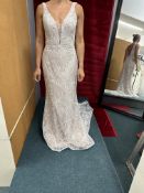 *Madi Lane Bailey Ivory & Latte Wedding Gown Size: US 10 RRP: £2000