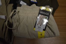 *Briggs Lady’s Cream Linen Trousers Size: S