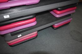 Step Exerciser with Three Pairs of Risers