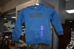 Puma Kid’s Blue Hoodie Size: 5-6 years
