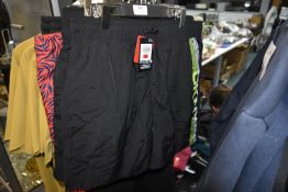 *DKNY Black Swim Shorts Size: M