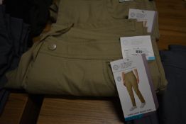 *Mondetta Beige Lined Cargo Trousers Size: 14