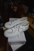 *Pair of Superga Men’s White Shoes Size: 7
