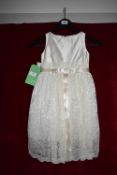 *Andrea Bainbridge Sophia Girl’s Silk & Lace Bridesmaid Dress RRP: £400