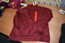 *Mondetta Red Brushed Jacquard Top Size: M