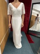 *Elena Ferrara Berry Wedding Gown Size: 12 RRP: £1650