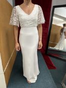 *Elena Ferrara Berry Blossom Wedding Gown Size: 10