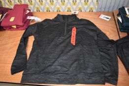 *Mondetta Charcoal Brushed Jacquard Top Size: M