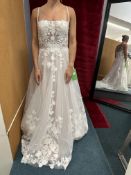 *Madi Lane Kalani Ivory & Mocha Wedding Gown Size: US 10 RRP: £1890