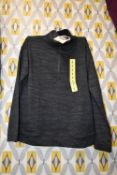 *Mondetta Black Bushed Jacquard Top Size: S