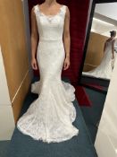 *Jesus Piero 8038 Chantilly Wedding Gown Size: EU 42