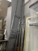 *Quantity of Chrome Garment Rails and Wall Brackets