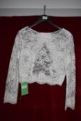 *Elena Ferrara Elyse Lace Topper Size: 14 RRP: £480