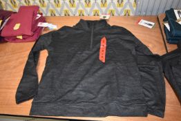 *Mondetta Charcoal Brushed Jacquard Top Size: M