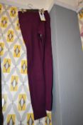 *Mondetta Plum Bushed Jacquard Legging Size: S