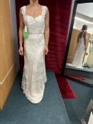 *Elena Ferrara Flora Ivory Wedding Gown Size: 12 RRP: £2450