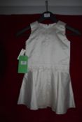 *Andrea Bainbridge Mia Girl’s Silk Dupion & Lace Bridesmaid Dress RRP: £280