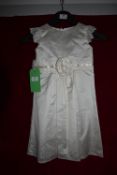 Andrea Bainbridge Millie Girl’s Silk Dupion & Lace Bridesmaid Dress RRP: £280